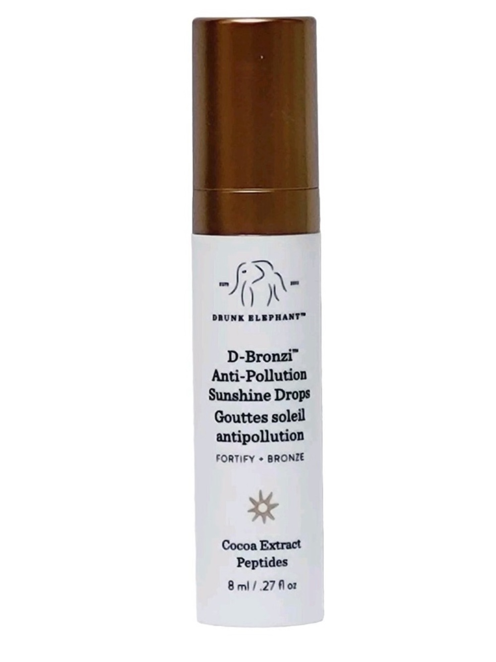Drunk Elephant D-Bronzi Sunshine Drops - White Bottle with Bronze Cap